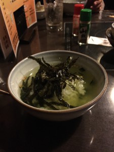 これはお茶漬け。